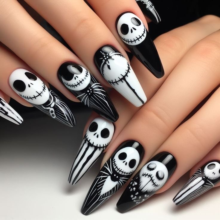 Classic Black and White Skeletons