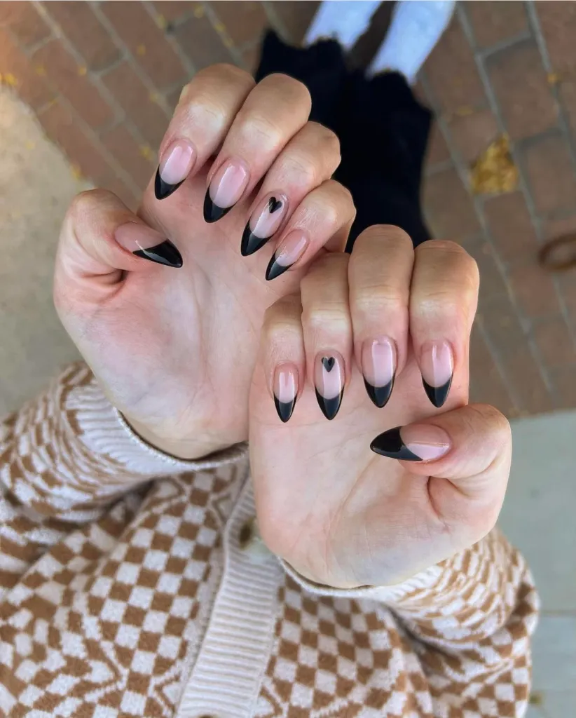 Black French Tips