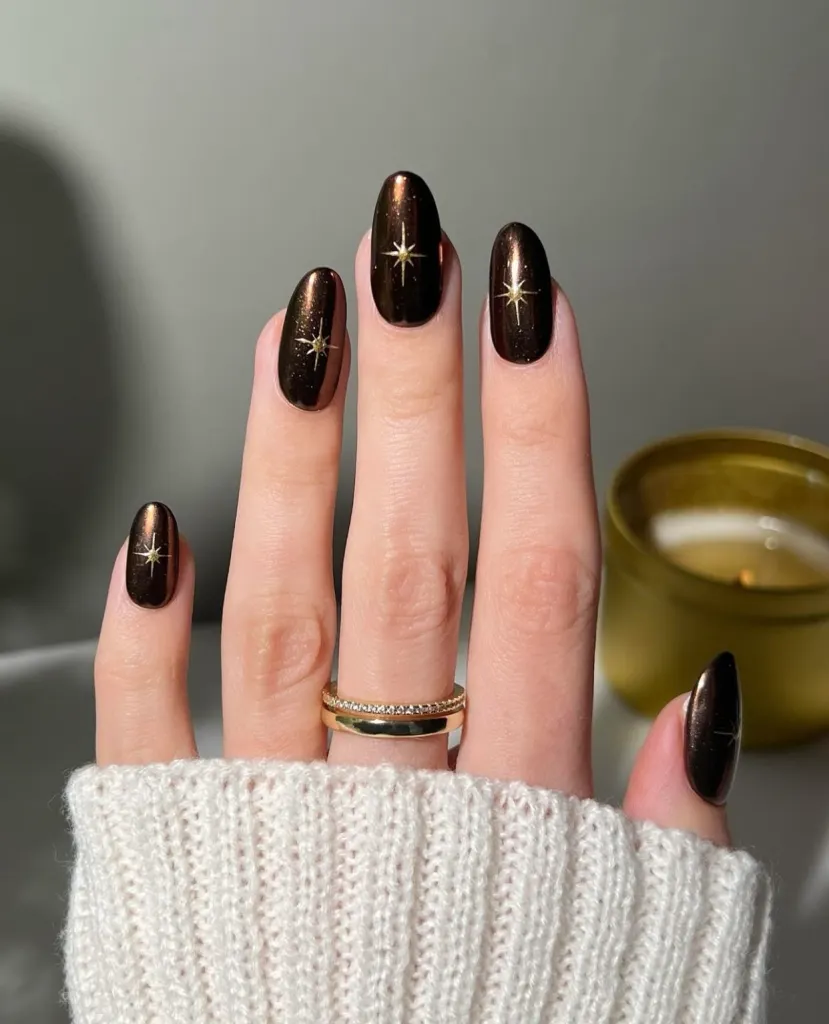 Metallic Chocolate Browns & Gold